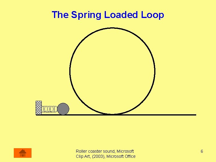 The Spring Loaded Loop Roller coaster sound, Microsoft Clip Art, (2003), Microsoft Office 6