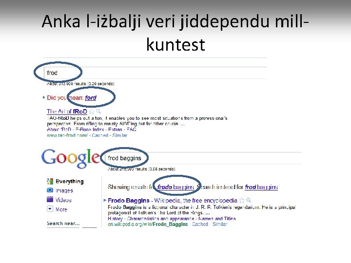 Anka l-iżbalji veri jiddependu millkuntest 