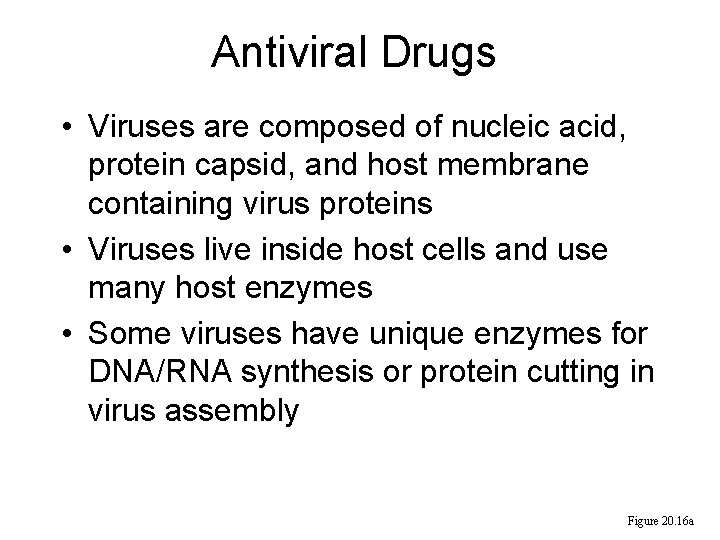 Antiviral Drugs • Viruses are composed of nucleic acid, protein capsid, and host membrane Antiviral Drugs • Viruses are composed of nucleic acid, protein capsid, and host membrane