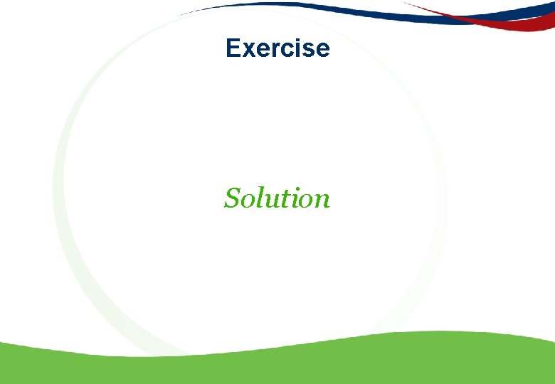 Exercise Solution 