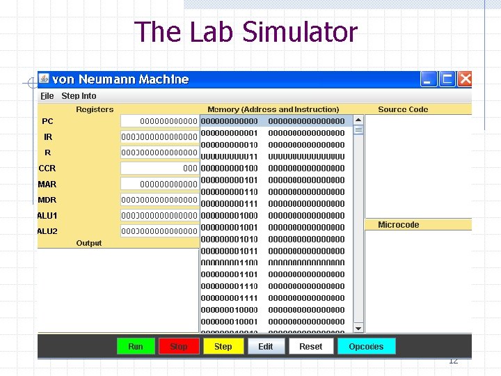 The Lab Simulator 12 