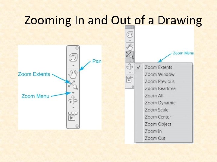 Zooming In and Out of a Drawing 