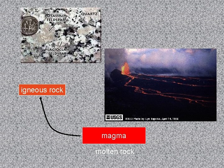 igneous rock magma molten rock 