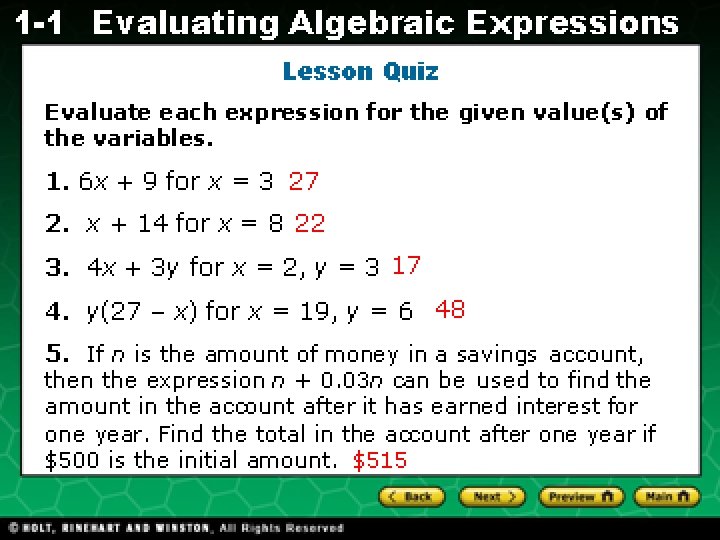 1 -3 Integers and Absolute Value Check It Out! Example 3 Simplify each expression.