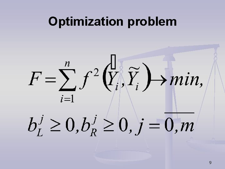 Optimization problem 9 