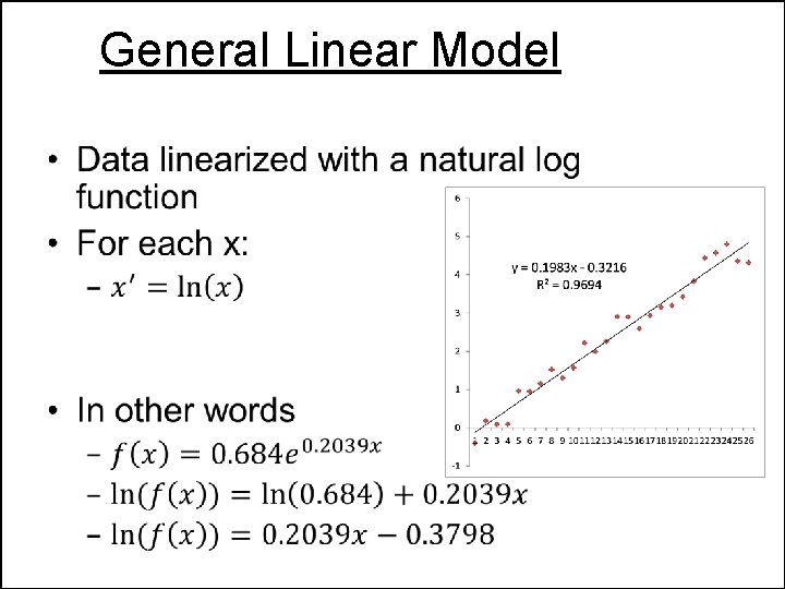 GLMs Before we talk about GENERALIZED Linear Models
