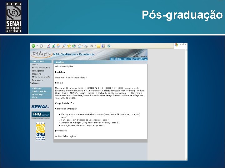 Pós-graduação 