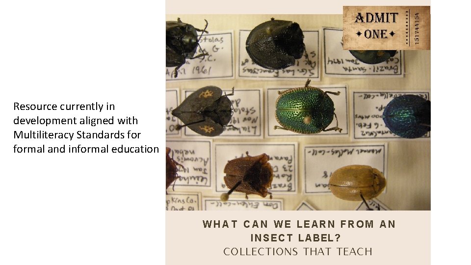 Resource currently in development aligned with Multiliteracy Standards formal and informal education W H