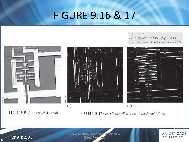 FIGURE 9. 16 & 17 23 Ch 9 -p. 237 © 2010 Cengage Learning