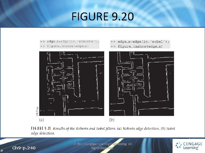 FIGURE 9. 20 27 Ch 9 -p. 240 © 2010 Cengage Learning Engineering. All
