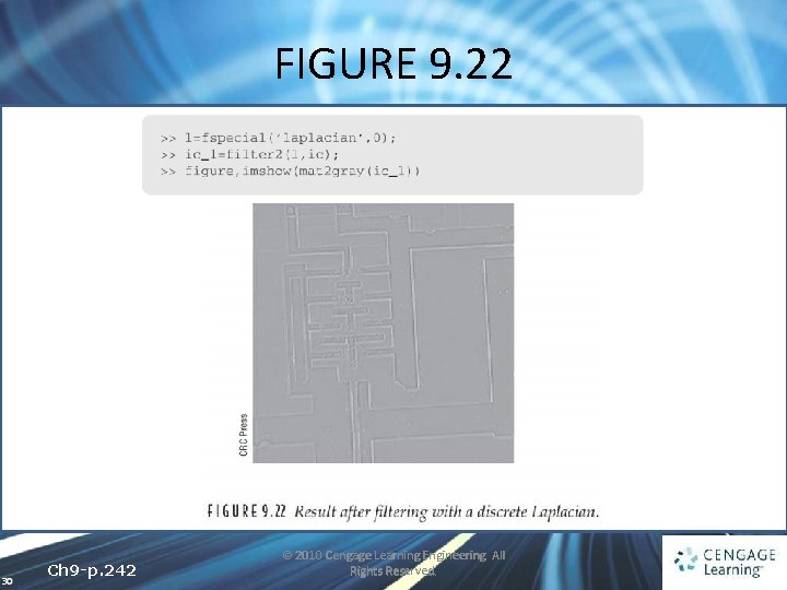 FIGURE 9. 22 30 Ch 9 -p. 242 © 2010 Cengage Learning Engineering. All