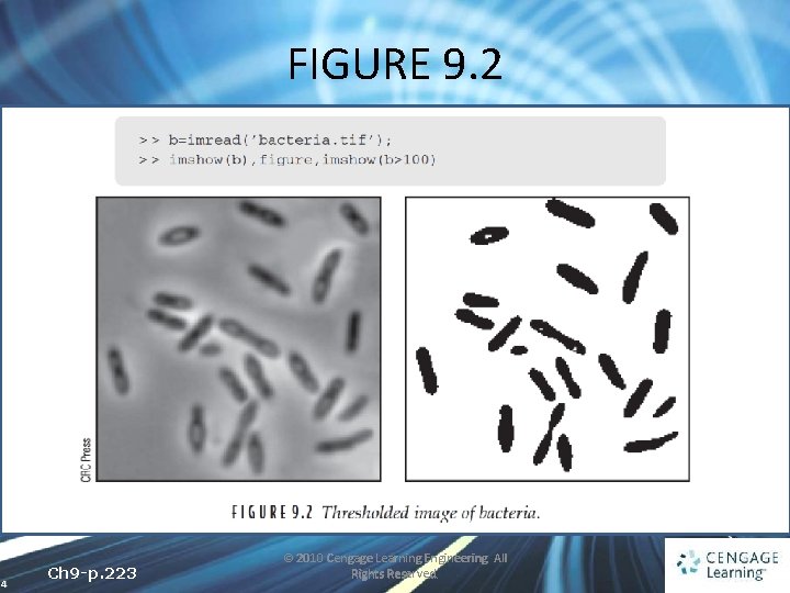 FIGURE 9. 2 4 Ch 9 -p. 223 © 2010 Cengage Learning Engineering. All