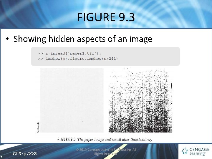 FIGURE 9. 3 • Showing hidden aspects of an image 6 Ch 9 -p.