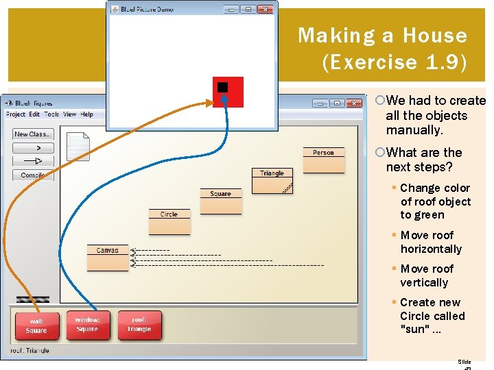 Making a House (Exercise 1. 9) We had to create all the objects manually. Making a House (Exercise 1. 9) We had to create all the objects manually.
