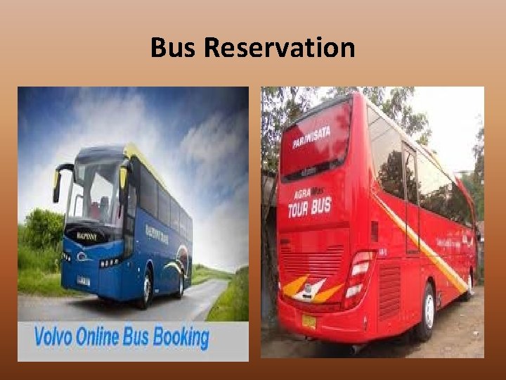 Bus Reservation 