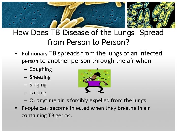 OSHA Tuberculosis Training This module is for any
