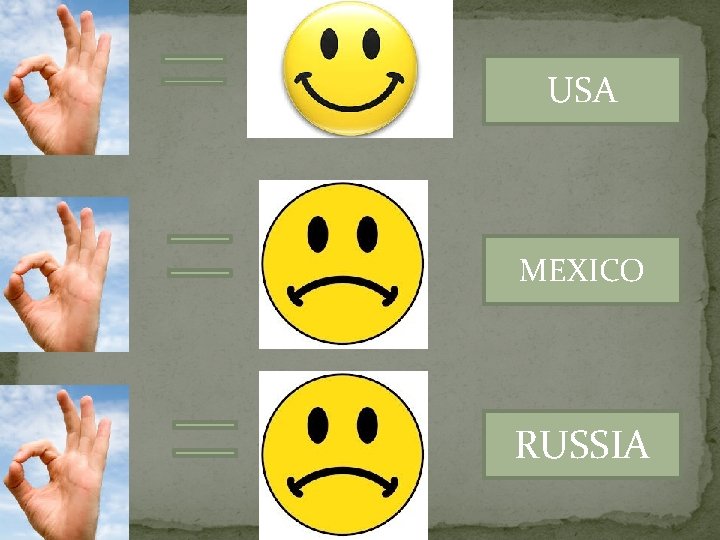 USA MEXICO RUSSIA 