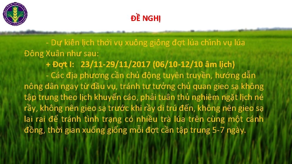 ĐỀ NGHỊ - Dư kiê n li ch thơ i vu xuô ng giô