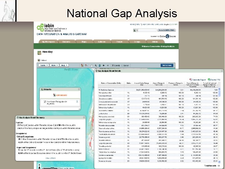 National Gap Analysis 