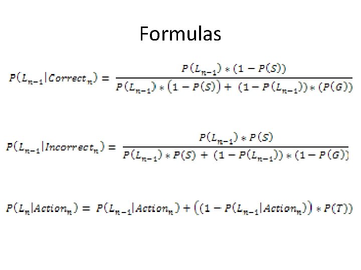 Formulas 