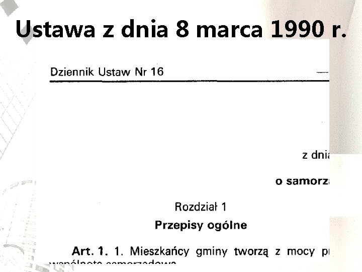 Ustawa z dnia 8 marca 1990 r. 