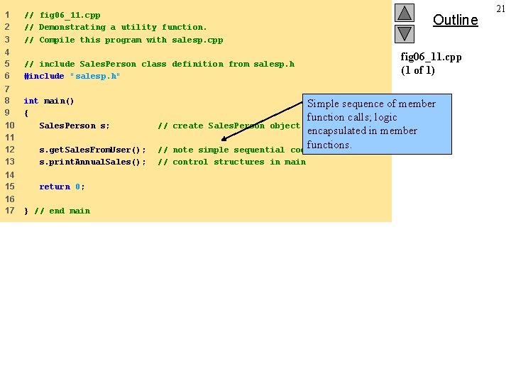 1 2 3 // fig 06_11. cpp // Demonstrating a utility function. // Compile