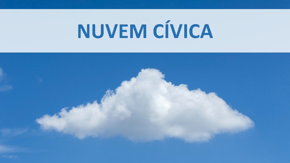 NUVEM CÍVICA 