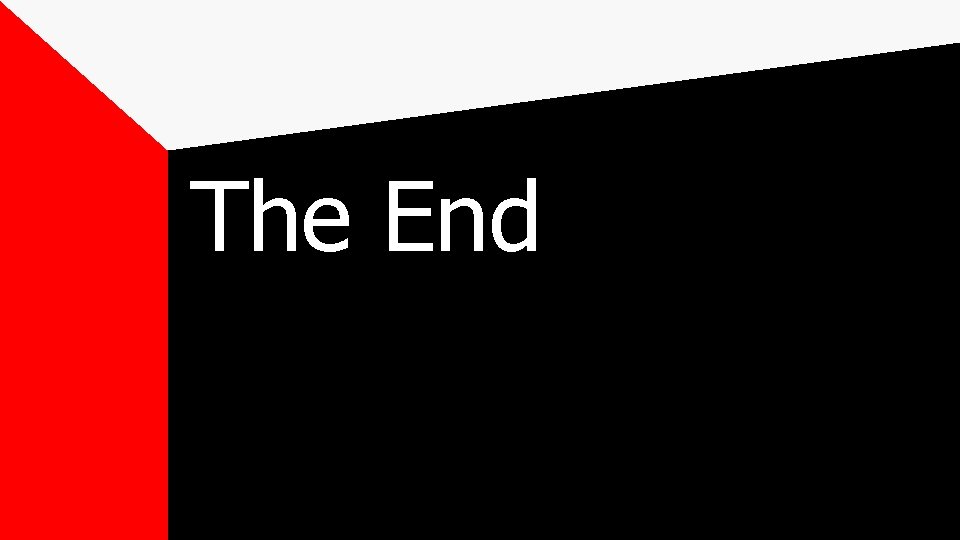 The End 