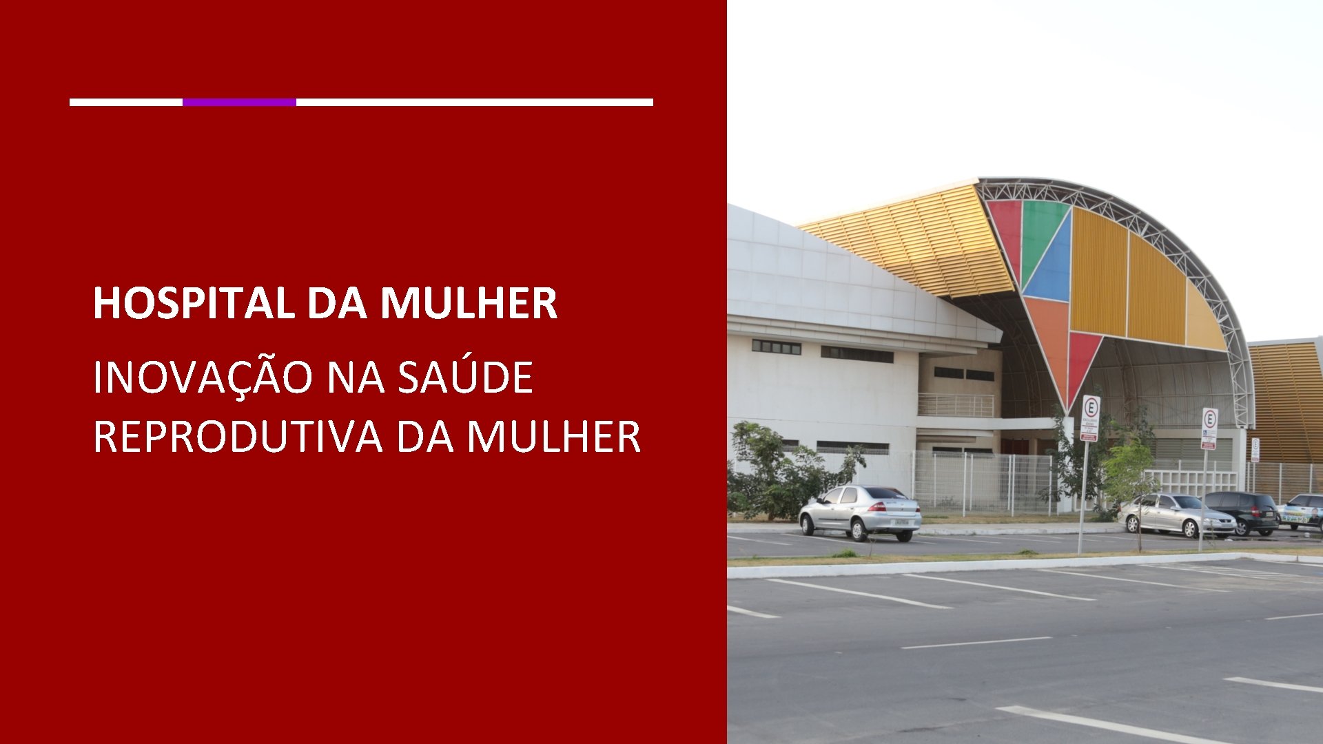6 HOSPITAL DA MULHER INOVAÇÃO NA SAÚDE REPRODUTIVA DA MULHER 