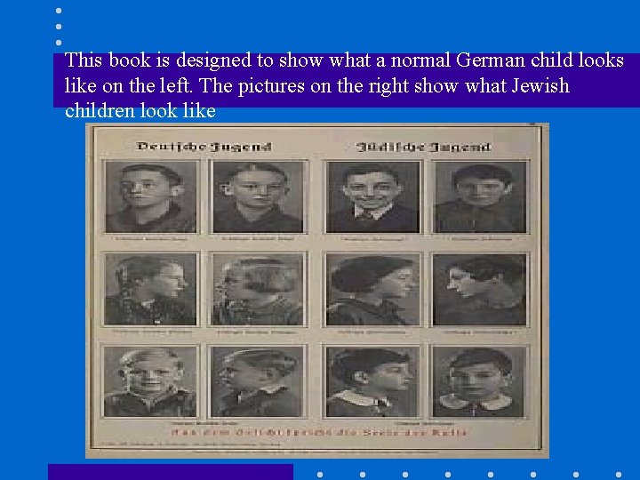 This book is designed to show what a normal German child looks like on