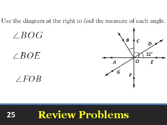 25 Review Problems 
