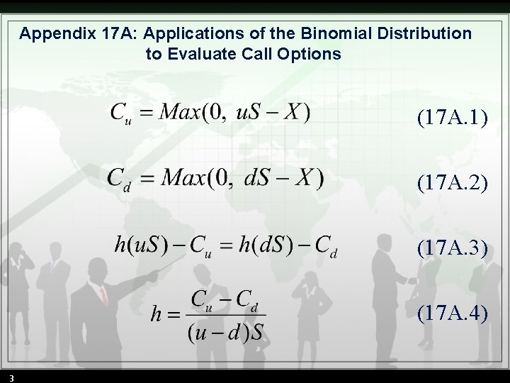 Appendix 17 A: Applications of the Binomial Distribution to Evaluate Call Options (17 A.