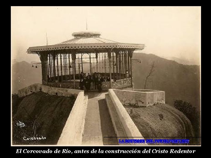 El Corcovado de Río, antes de la construcción del Cristo Redentor 
