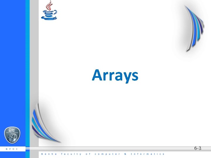 Arrays 6 -3 