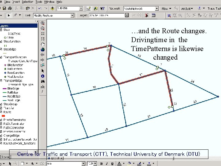 RULE-BASED OBJECT-ORIENTED MODELLING OF PUBLIC TRANSPORT SYSTEMS …and the Route changes. Drivingtime in the