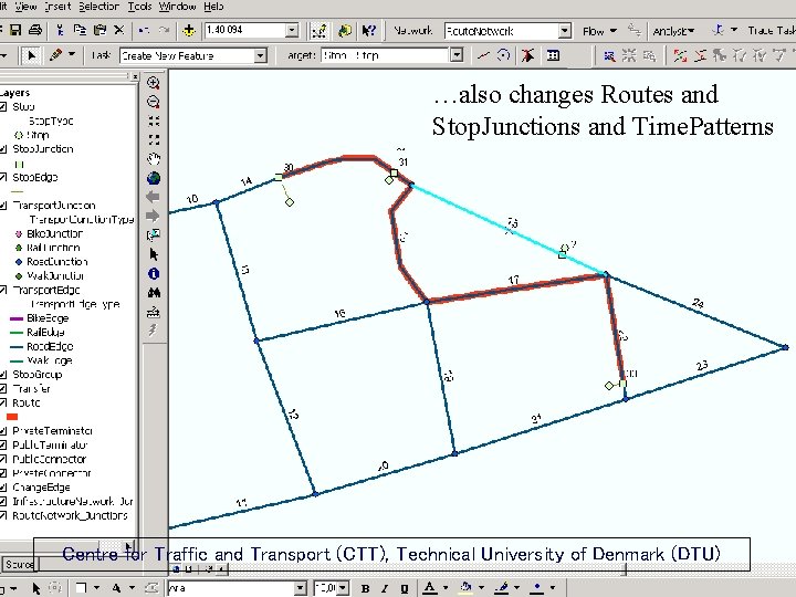 RULE-BASED OBJECT-ORIENTED MODELLING OF PUBLIC TRANSPORT SYSTEMS …also changes Routes and Stop. Junctions and