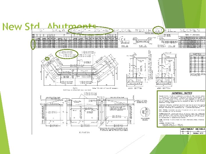 New Std. Abutments 