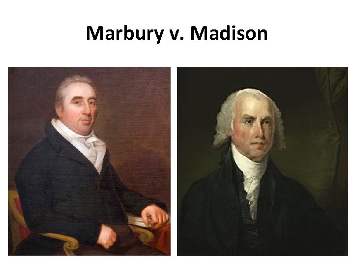 Marbury v. Madison 