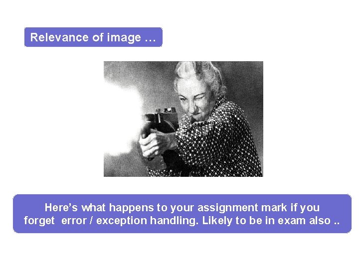 Relevance of image … Here’s what happens to your assignment mark if you forget