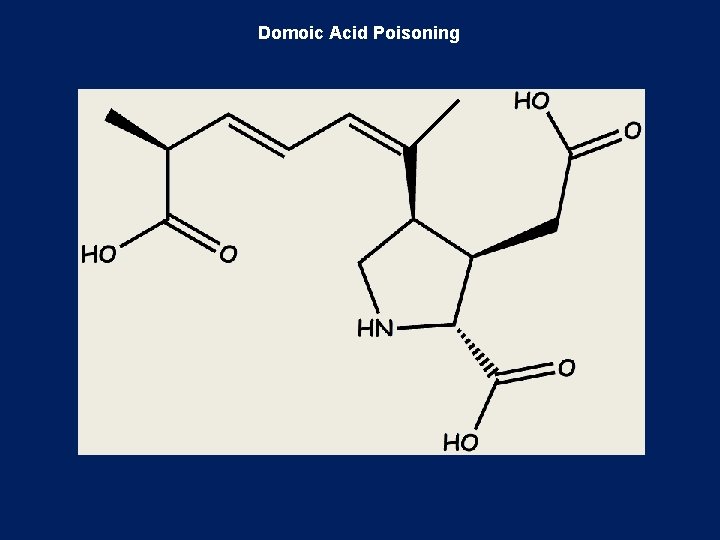 Domoic Acid Poisoning 