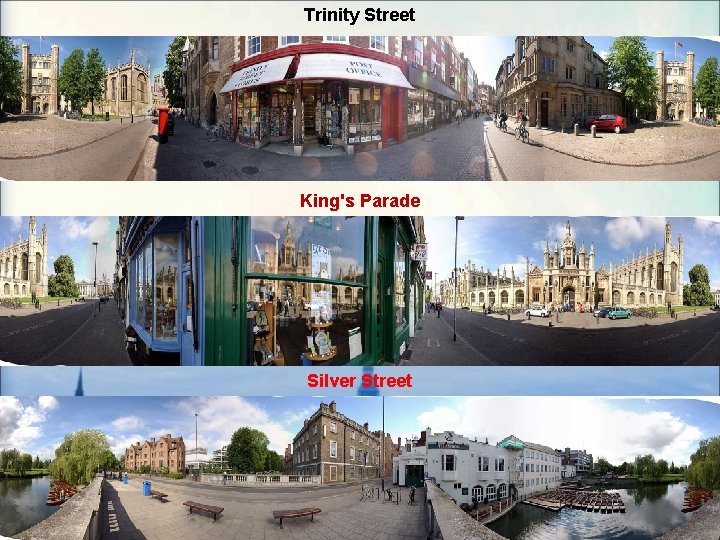 Trinity Street King's Parade Silver Street 
