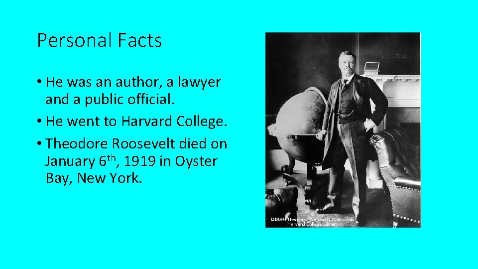Personal Facts • He was an author, a lawyer and a public official. •