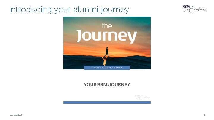 Introducing your alumni journey 12. 09. 2021 8 