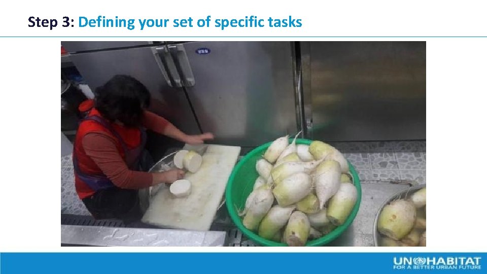 Step 3: Defining your set of specific tasks 