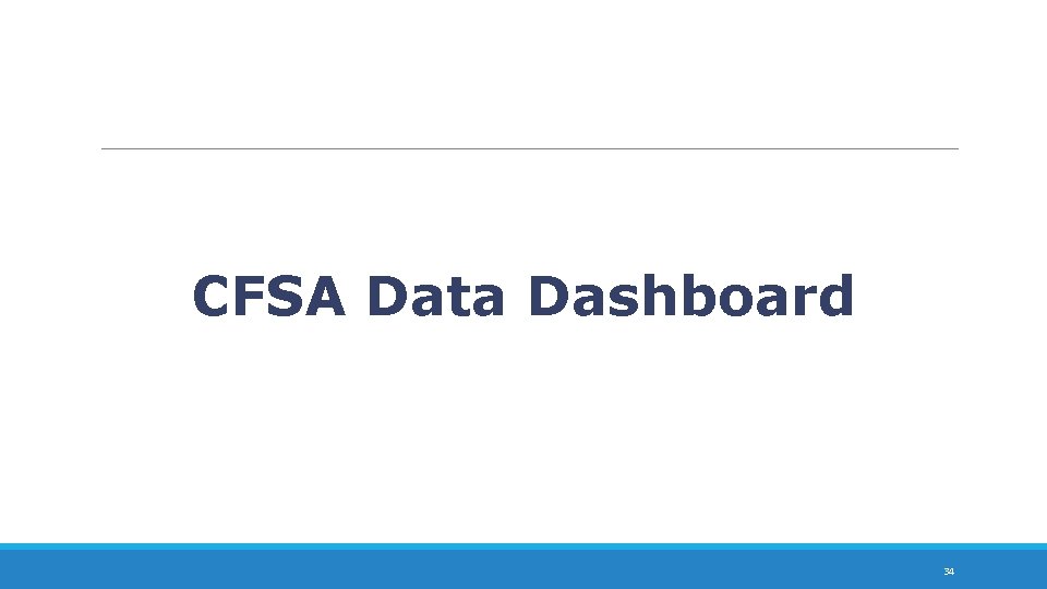 CFSA Data Dashboard 34 