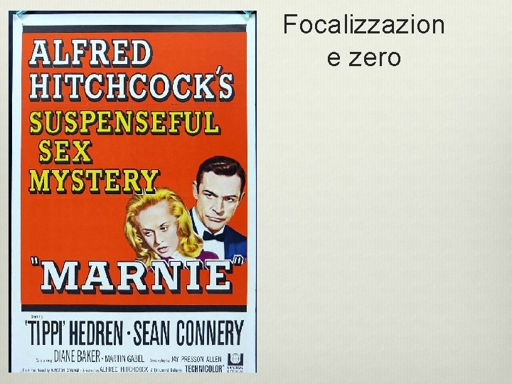 Focalizzazion e zero  Focalizzazion e zero