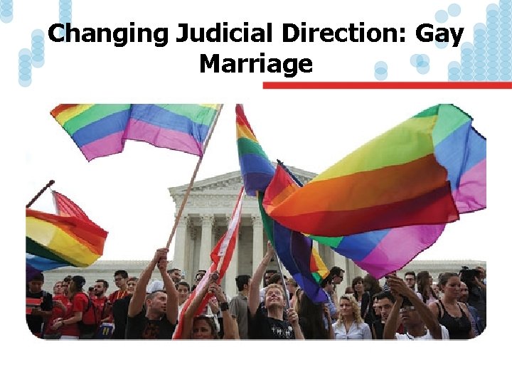 Changing Judicial Direction: Gay Marriage 