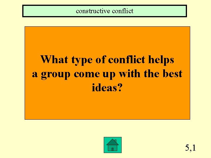 constructive conflict What type of conflict helps a group come up with the best