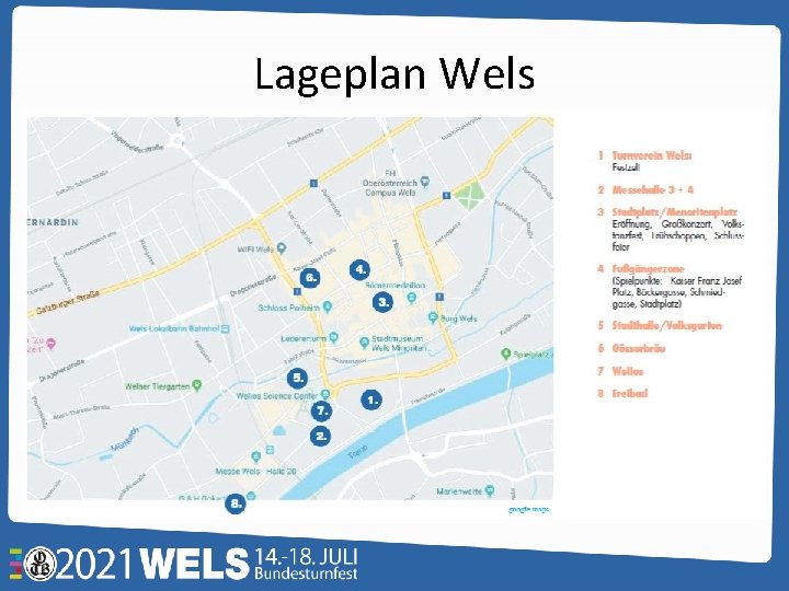 Lageplan Wels 