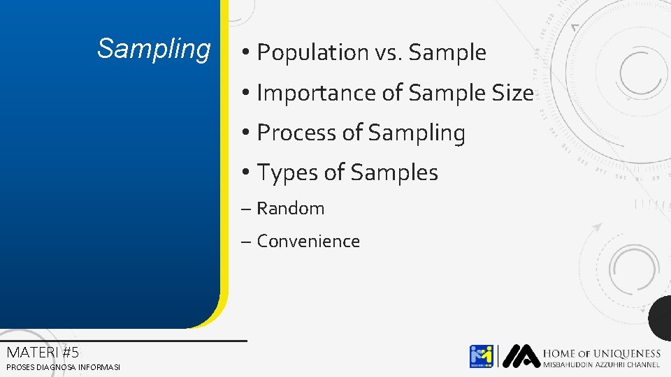 Sampling • Population vs. Sample • Importance of Sample Size • Process of Sampling